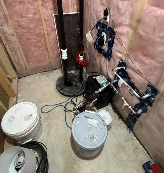 Sump pump installation process